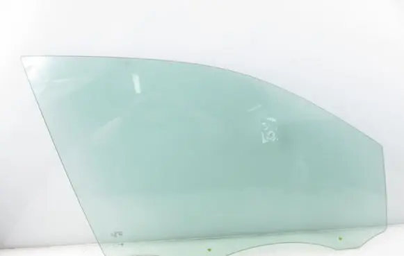 Volkswagen Touareg I Front door window glass four-door 