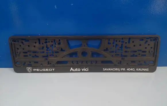 Peugeot 5008 II Number plate surrounds holder frame 