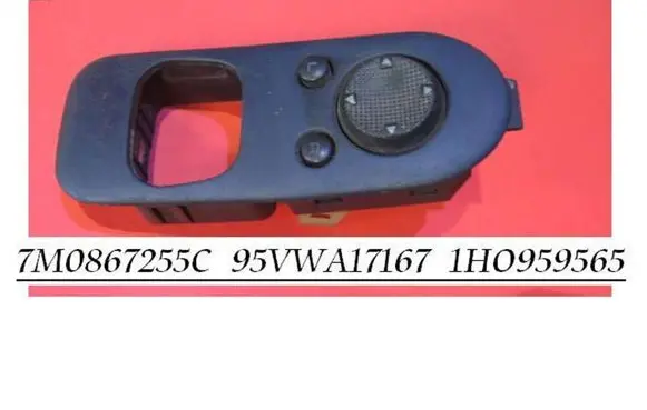 Seat Alhambra (Mk1) Wing mirror switch 7M0867255C 95VWA17167