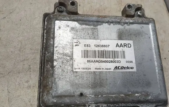 Opel Meriva B Engine control unit/module 12638807 12636386
