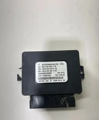 Mercedes-Benz S W222 Hand brake control module A2229007105 A2229021405