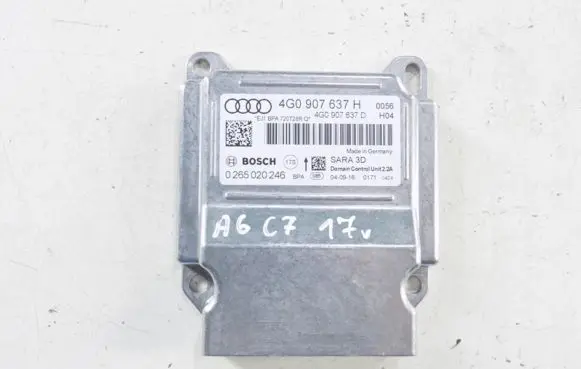 Audi A6 S6 C7 4G Airbag control unit/module 4g0907637h