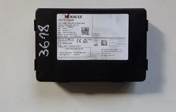 Renault Megane IV GPS navigation control unit/module 282757006R