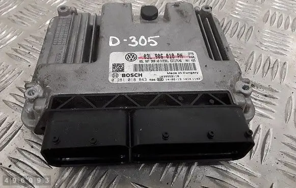 Volkswagen Beetle A5 Engine control unit/module 03l906018pn 0281018843 edc17c46