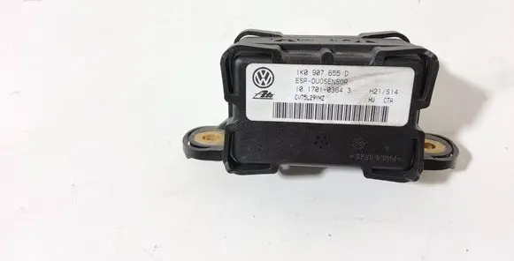 Audi A3 S3 8P ESP acceleration yaw rate sensor 1K0907655D 10170103643 CV75L29HHZ