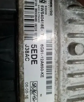 Ford Galaxy Engine control unit/module 6G9112A650KE 5WS40418ET