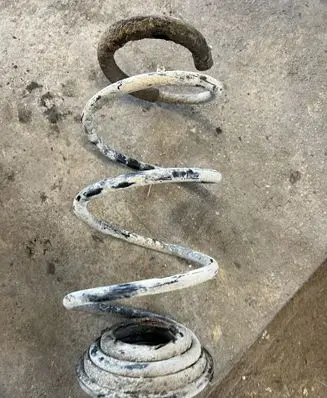 Front coil spring