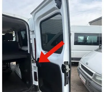 Opel Vivaro Rear door handle cover 97A246A279 PBTPFTGF30 99091300