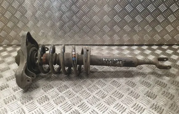 Front shock absorber with coil spring