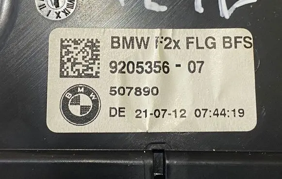BMW 1 F20 F21 Dashboard side air vent grill/cover trim 920535607 507890