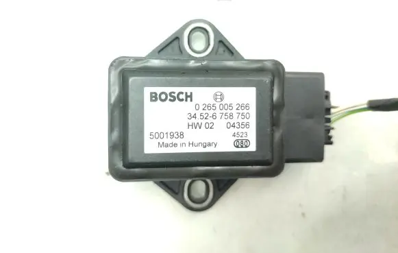 BMW 5 E60 E61 ESP acceleration yaw rate sensor 6758750 0265005266