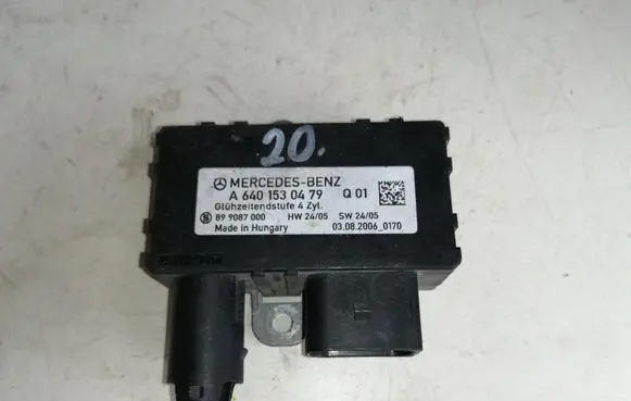 Mercedes-Benz B W245 Glow plug pre-heat relay A6401530479