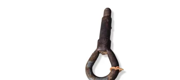 Towing hook eye