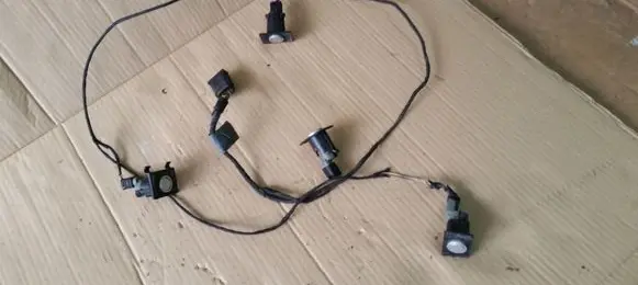 BMW 5 E60 E61 Parking sensor (PDC) wiring loom 6928361