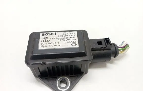 Audi A6 S6 C5 4B ESP acceleration yaw rate sensor 8E0907637A 0265005245 0015863340