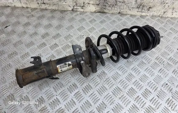 Front shock absorber with coil spring