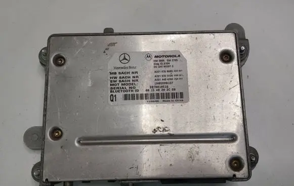 Mercedes-Benz S W221 Bluetooth control unit module A2218708685 A2214424760 0015A8202C60