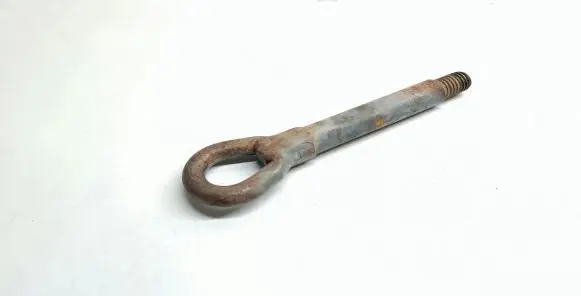 Towing hook eye