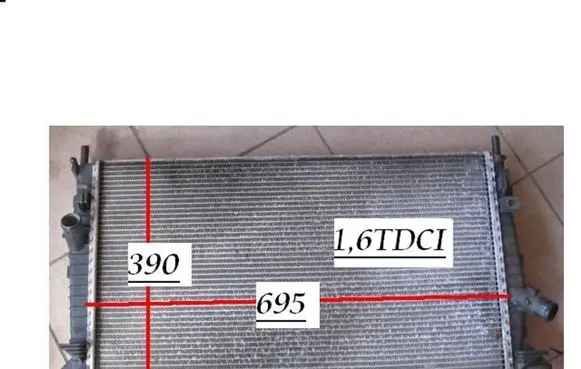 Ford Focus Coolant radiator 3M5H8005TL