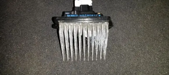 Mazda 626 Heater blower motor/fan resistor kj180b26r