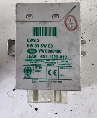 Land Rover Range Rover L322 Immobilizer control unit/module HW03SWE8 YWC000400 6011222010