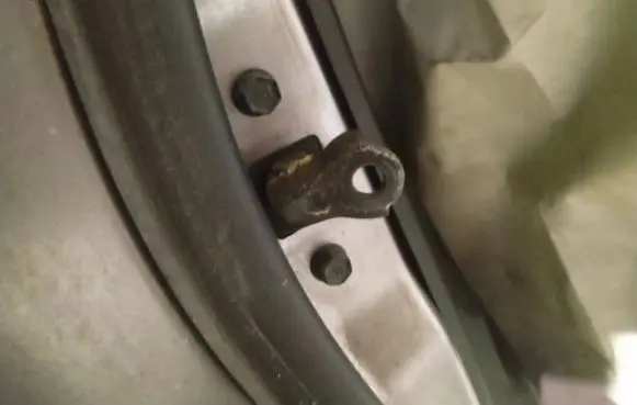 Hyundai Sonata Front door check strap stopper 