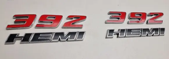 Dodge Challenger Fender model badge letters 