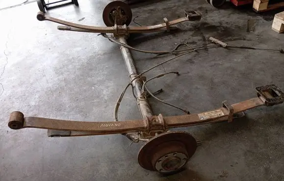 Rear axle beam