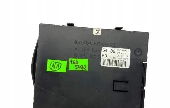 Mercedes-Benz ML W163 Comfort/convenience module A1635455432