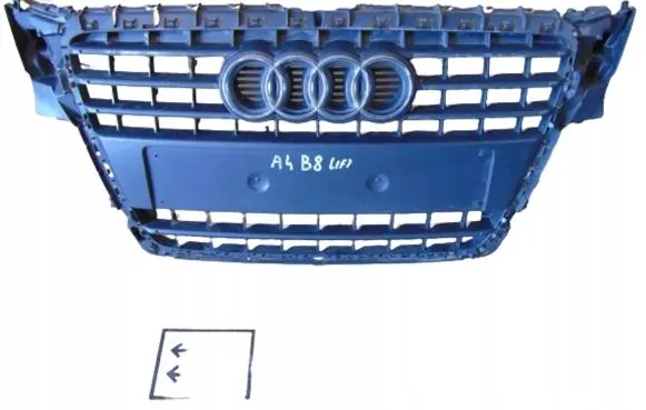 Audi A4 S4 B8 8K Front bumper upper radiator grill 8K0853651