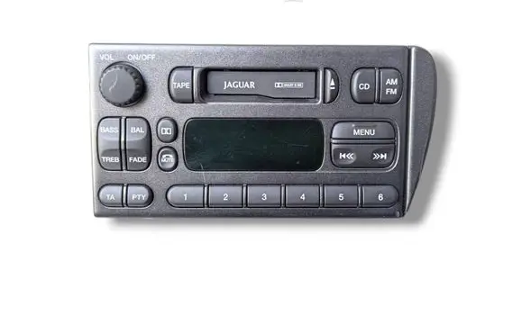Jaguar S-Type Radio/CD/DVD/GPS head unit RXR8F-18K876-BFLGR