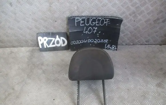 Peugeot 407 Rear seat headrest 