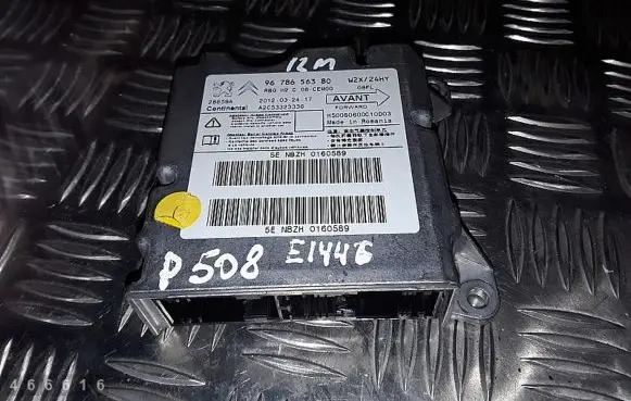 Peugeot 508 Airbag control unit/module 9678656380