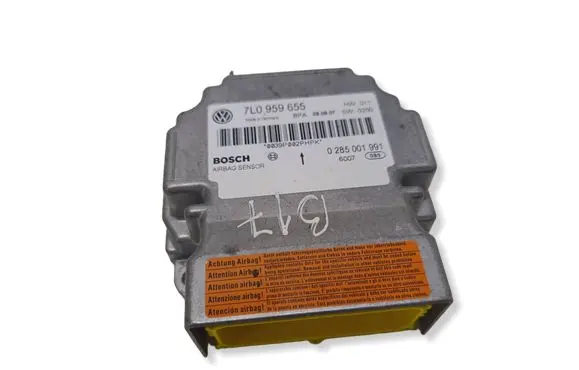 Volkswagen Touareg I Airbag control unit/module 7L0959655 0285001991