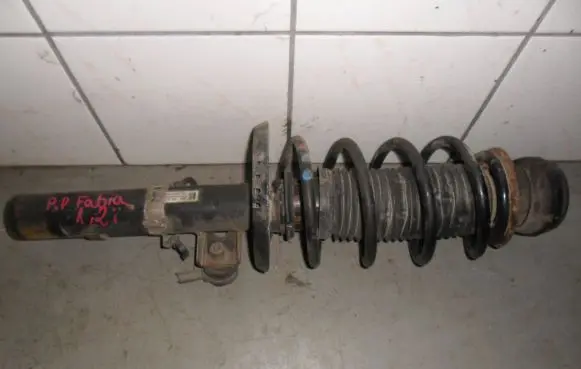 Skoda Fabia Mk2 (5J) Front shock absorber with coil spring 6Q0413031BJ