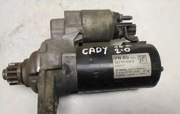 Volkswagen Caddy Starter motor 02Z911024H 22022016 0001153007