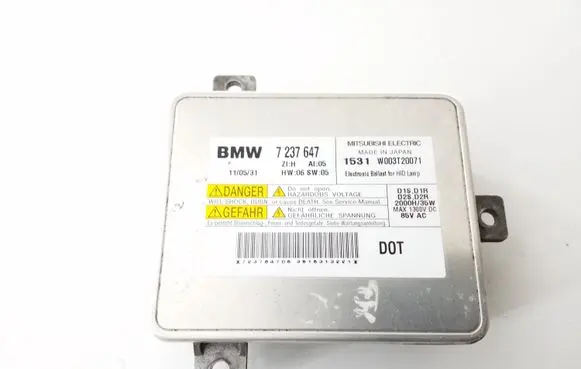 BMW 3 E90 E91 Headlight ballast module Xenon 7237647