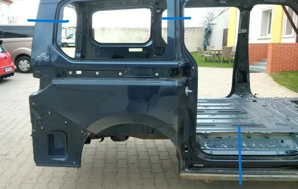 Volkswagen Multivan T7 Rear quarter panel 