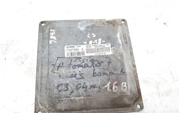 Citroen C3 Pluriel Gearbox control unit/module 9652762680 S120216002 9640922780