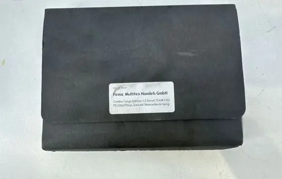 Opel Combo E Owners service history hand book