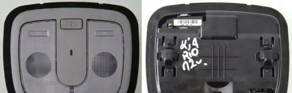 KIA Rio Headlining lighting console trim 3249630