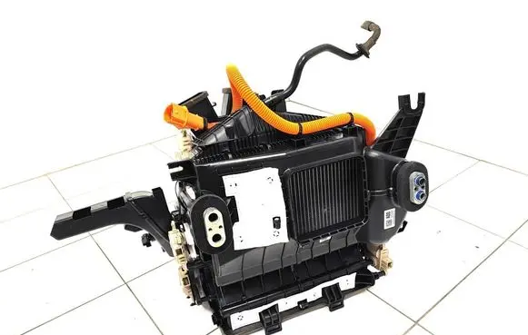 Interior heater climate box assembly