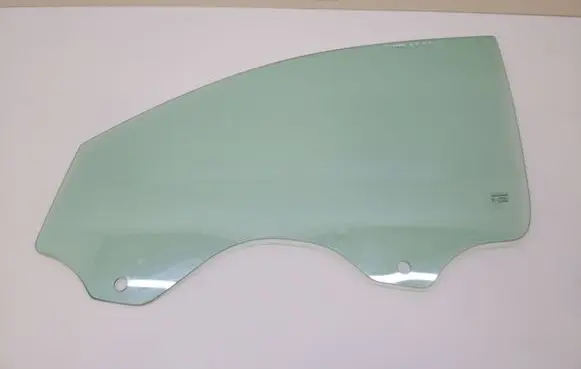 Volkswagen Touareg I Front door window glass four-door 43R00084