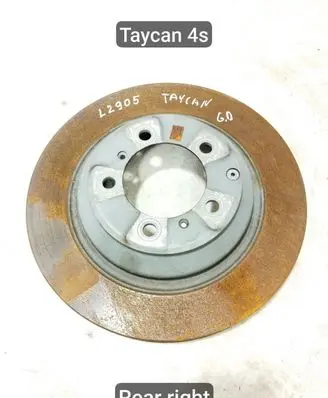 Porsche Taycan 9J1 Rear brake disc 9Y0615601B
