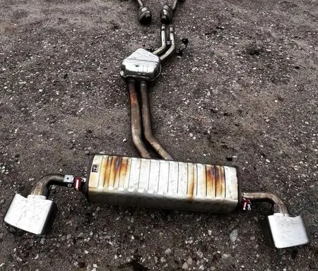 Porsche Cayenne (9Y0 9Y3) Muffler/silencer 