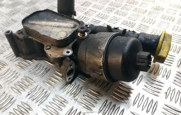 Opel Corsa D Oil filter mounting bracket 55193743