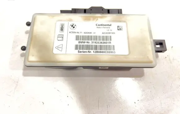 BMW 5 F10 F11 Airbag control unit/module 9253636
