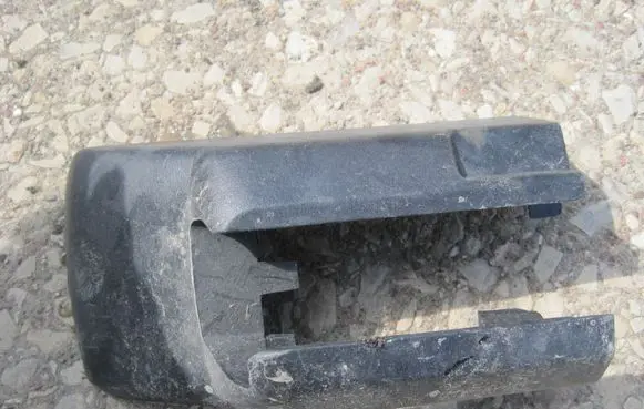 Mercedes-Benz ML W166 Front driver seat rail trim A1669190200