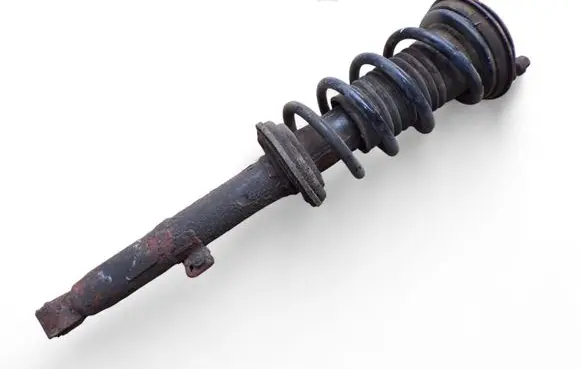 Front shock absorber with coil spring