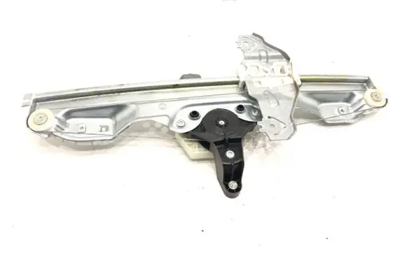 Rear door window regulator with motor